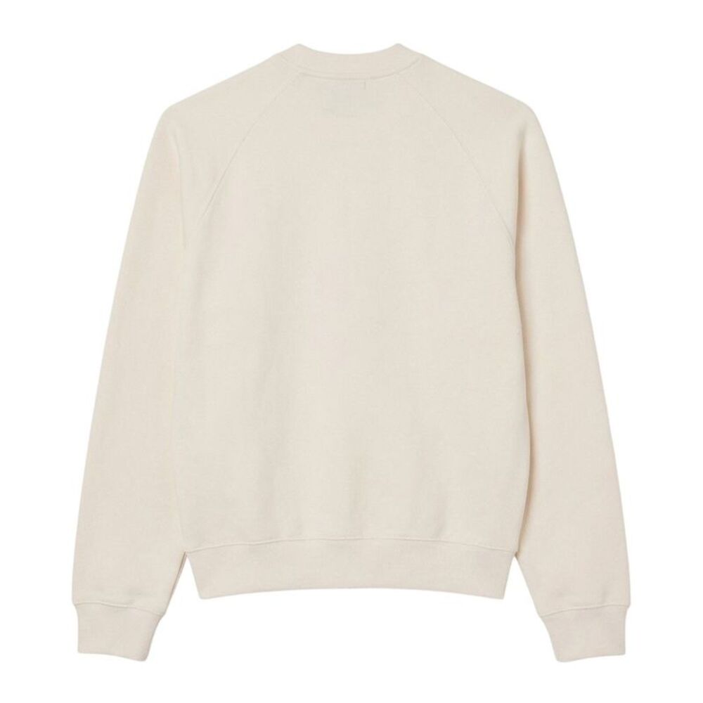 Lacoste Womens/Ladies Embroidered Crew Neck Sweatshirt / Cream - Picture 2 of 3